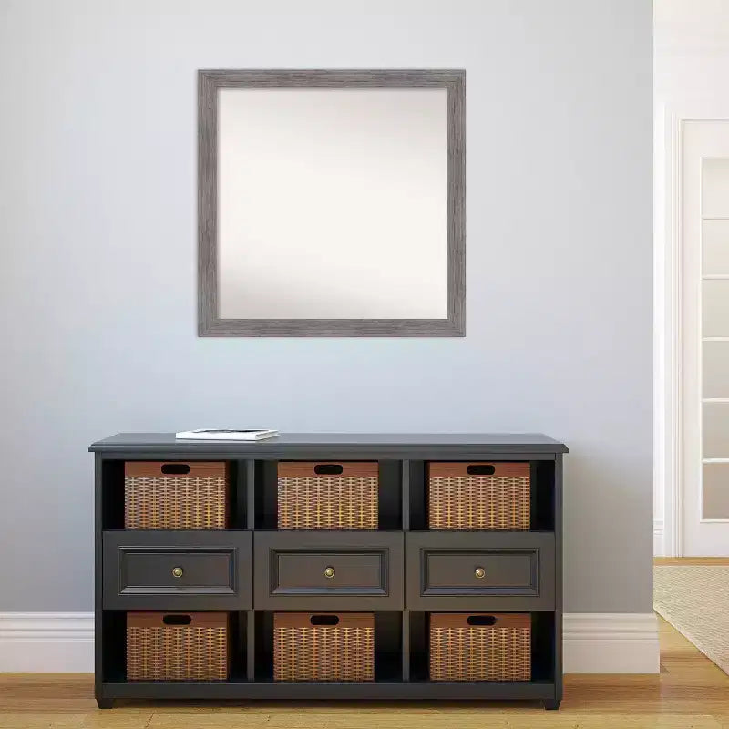 Specchio da parete quadrato con cornice — 75 x 75 cm