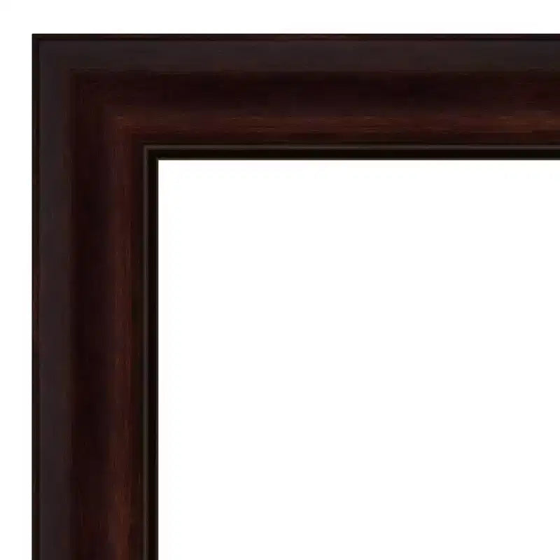 Specchio a figura intera da porta - Cornice marrone caffè