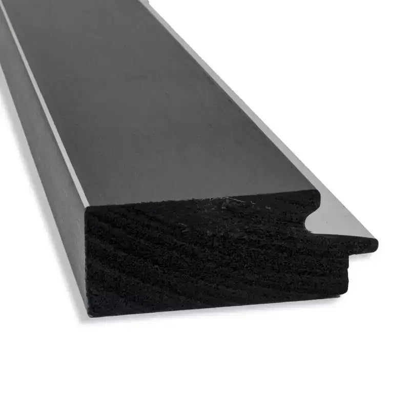 Grande specchio da parete rettangolare – cornice argento nero, 43,5 x 32,5 pollici