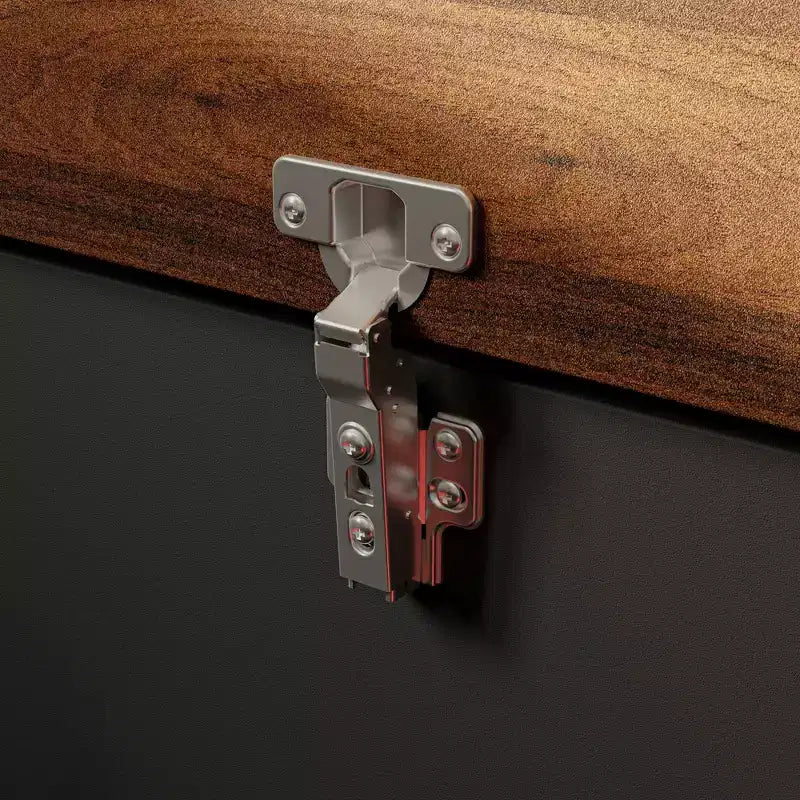 Panca angolare a L con contenitore e rivestimento in similpelle