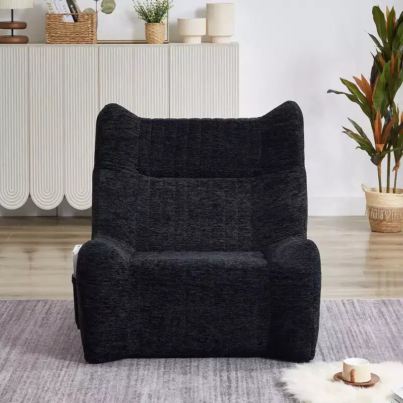 Pouf Gigante con Braccioli - Divano da Terra con Spugna ad Alta Resilienza