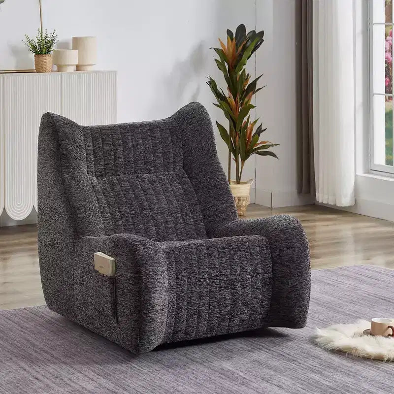 Pouf Gigante con Braccioli - Divano da Terra con Spugna ad Alta Resilienza