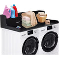 Acekool Washer Dryer Countertop, 2-Tier Laundry Topper with Edge Rails and Drawers, Organizer Shelf for Laundry Room Storage and Folding