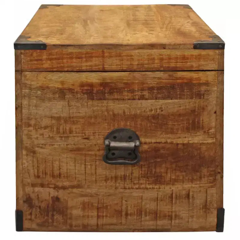 Tavolino quadrato in legno massello di mango