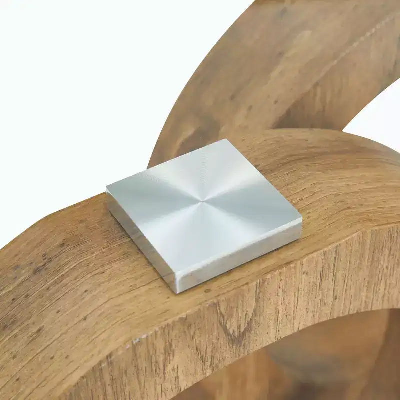Tavolino da caffè in vetro con base ad anello – Tavolino da salotto moderno
