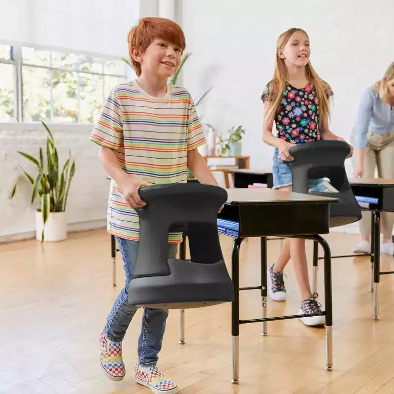 Sgabello oscillante Active Storage per bambini - Altezza seduta 38 cm