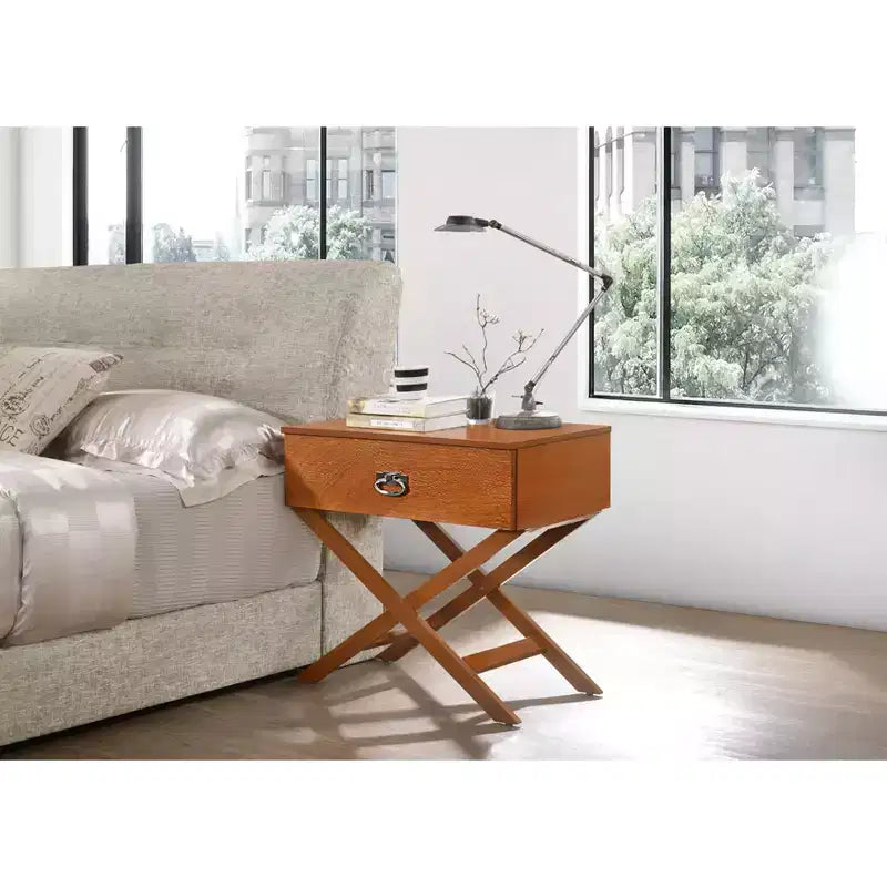 Comodino con 1 cassetto X-Frame (63,5 cm A x 68,6 cm L x 40,6 cm P)