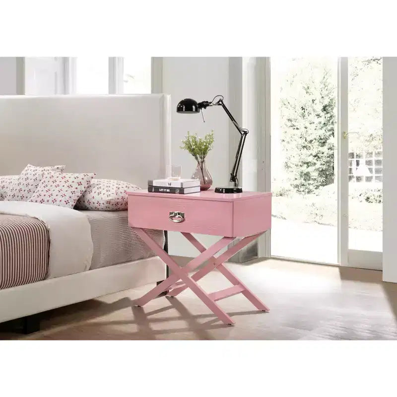Comodino con 1 cassetto X-Frame (63,5 cm A x 68,6 cm L x 40,6 cm P)