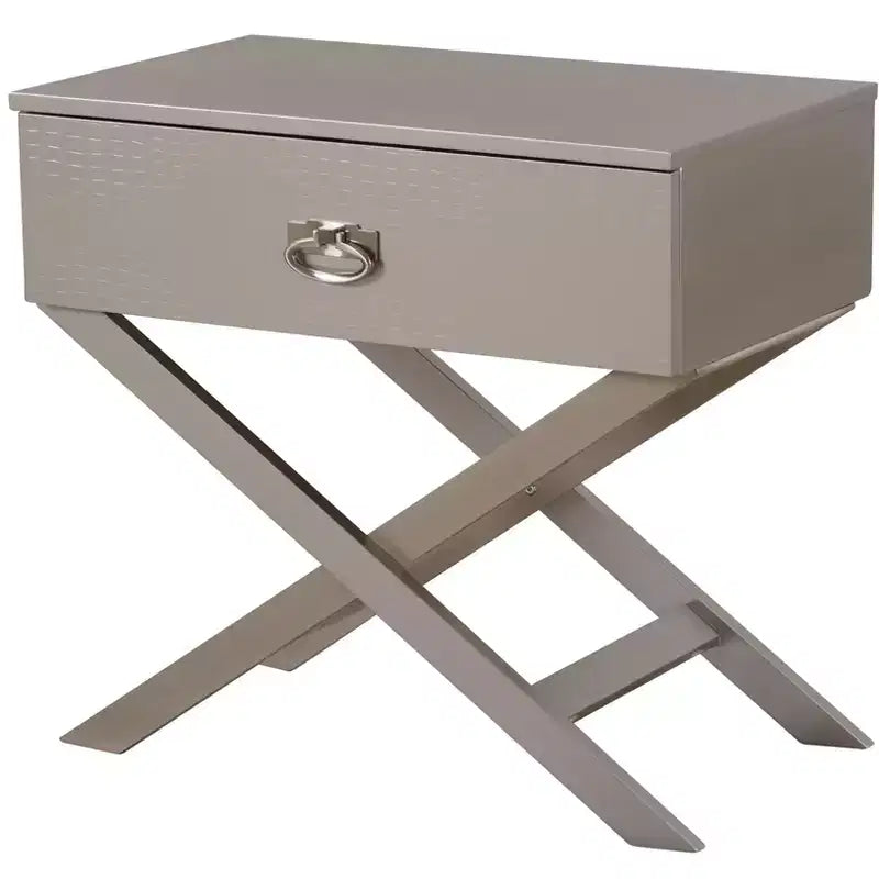 Comodino con 1 cassetto X-Frame (63,5 cm A x 68,6 cm L x 40,6 cm P)
