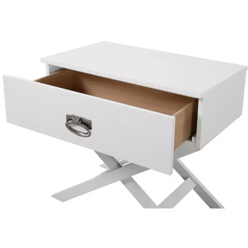 Comodino con 1 cassetto X-Frame (63,5 cm A x 68,6 cm L x 40,6 cm P)