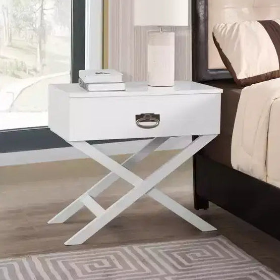 Comodino con 1 cassetto X-Frame (63,5 cm A x 68,6 cm L x 40,6 cm P)