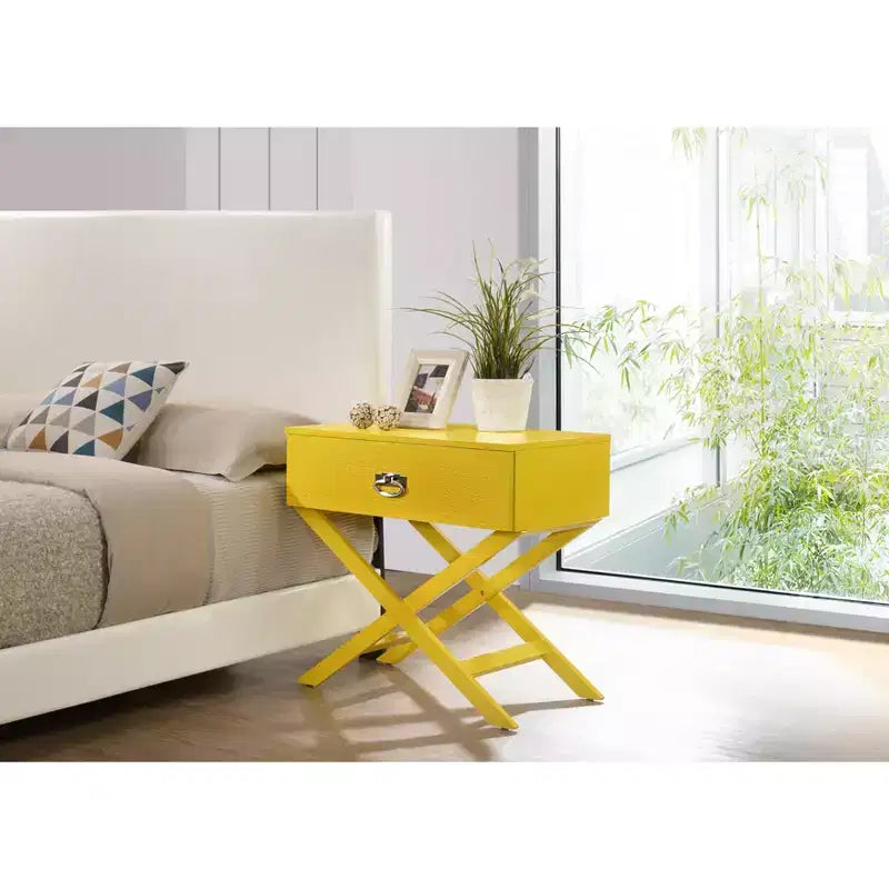 Comodino con 1 cassetto X-Frame (63,5 cm A x 68,6 cm L x 40,6 cm P)