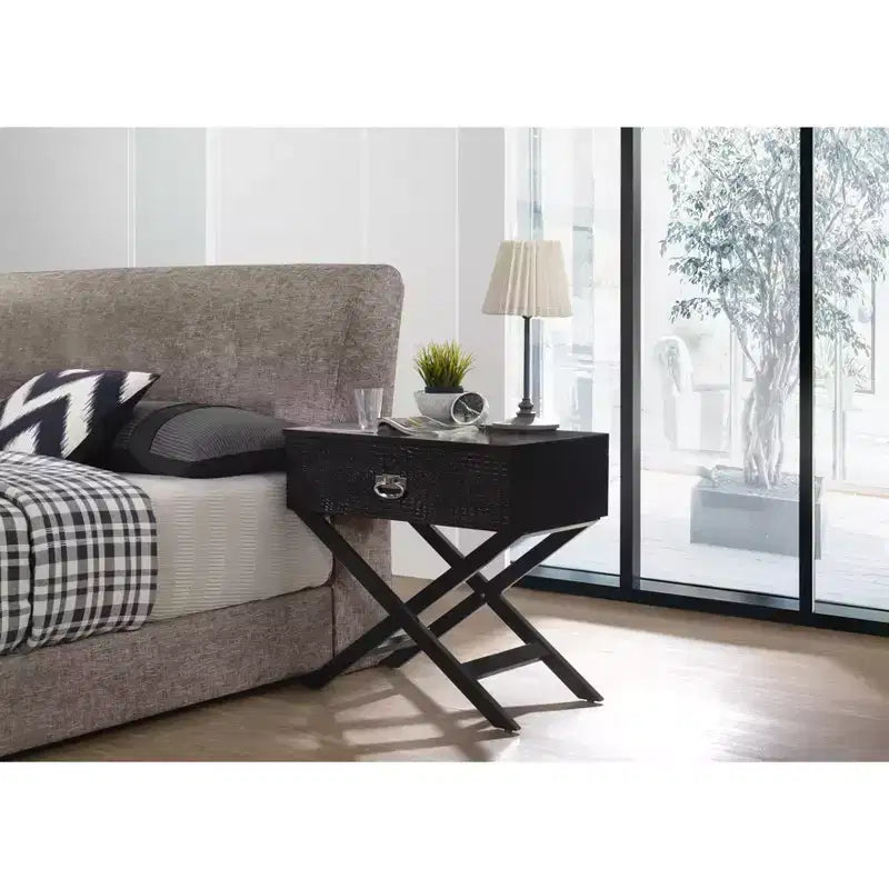 Comodino con 1 cassetto X-Frame (63,5 cm A x 68,6 cm L x 40,6 cm P)