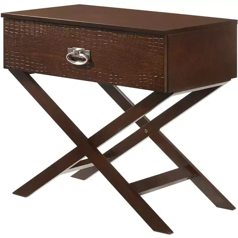 Comodino con 1 cassetto X-Frame (63,5 cm A x 68,6 cm L x 40,6 cm P)