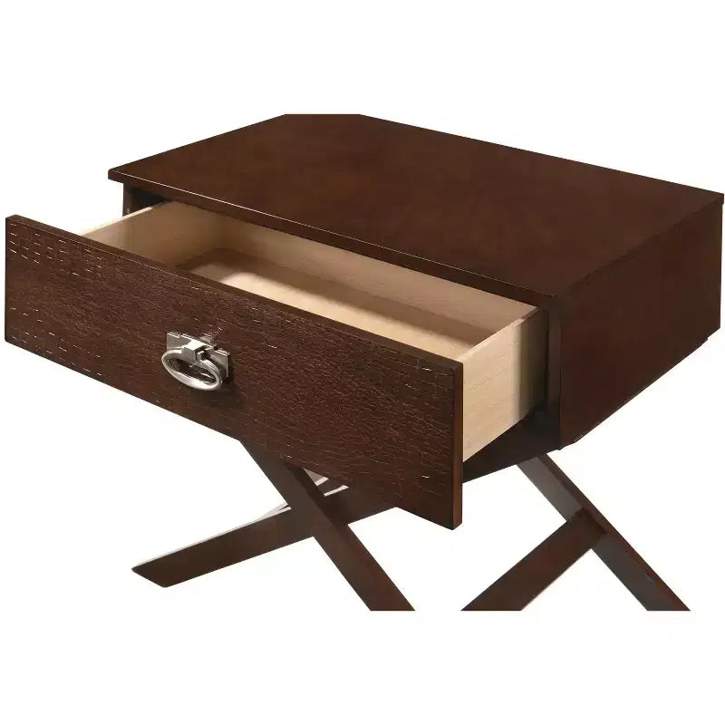 Comodino con 1 cassetto X-Frame (63,5 cm A x 68,6 cm L x 40,6 cm P)