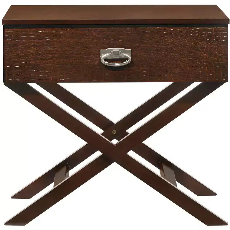 Comodino con 1 cassetto X-Frame (63,5 cm A x 68,6 cm L x 40,6 cm P)